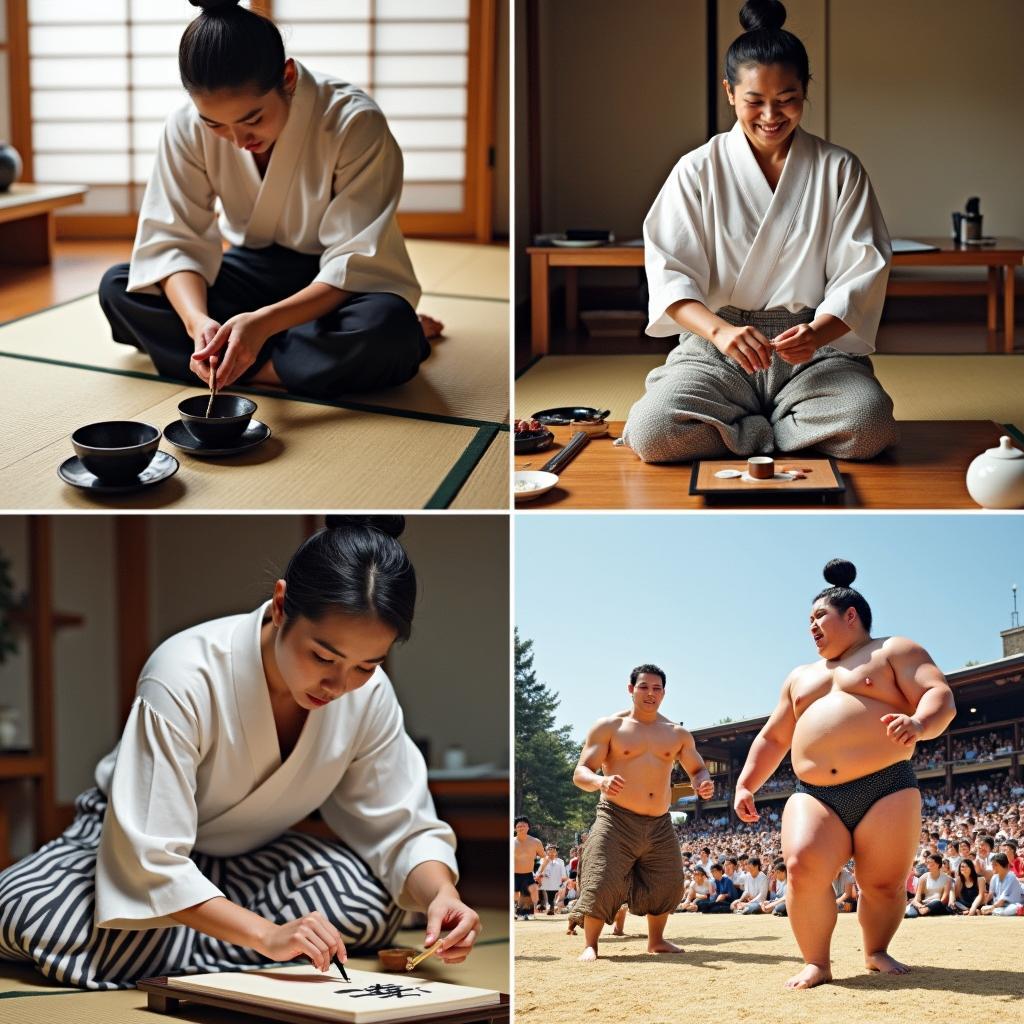 Experiencing Japanese Culture: Tea Ceremony, Calligraphy, and Sumo