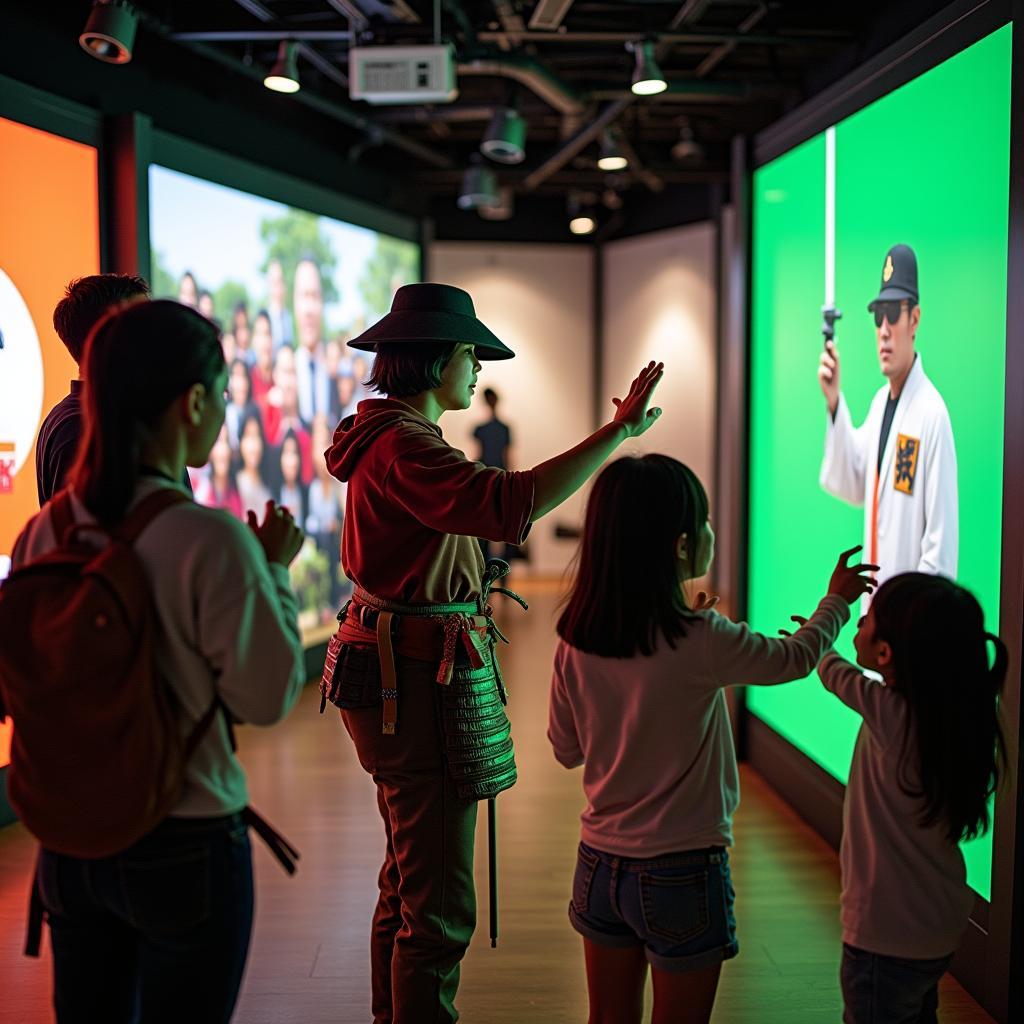 Interactive Exhibits at Japanese Film City