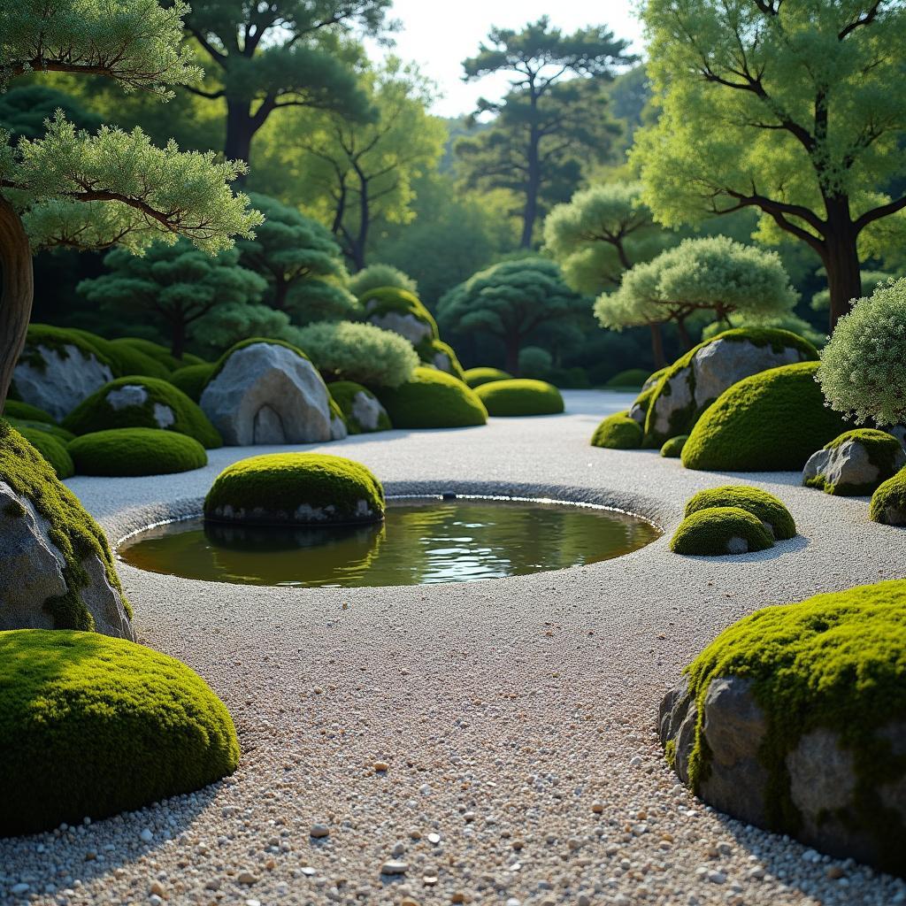 Experiencing the tranquility of a traditional Japanese garden