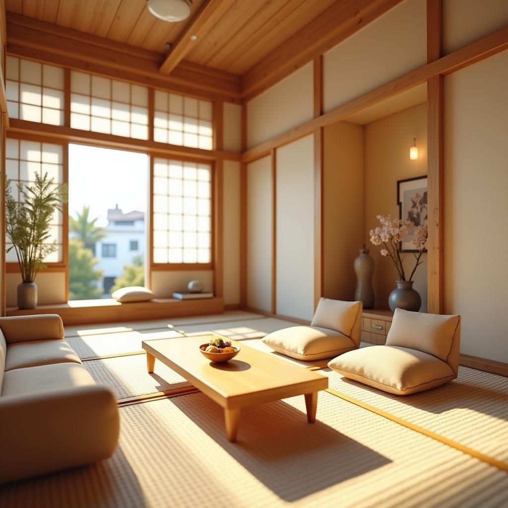 Japanese House Interior in Kensington 3D Tour