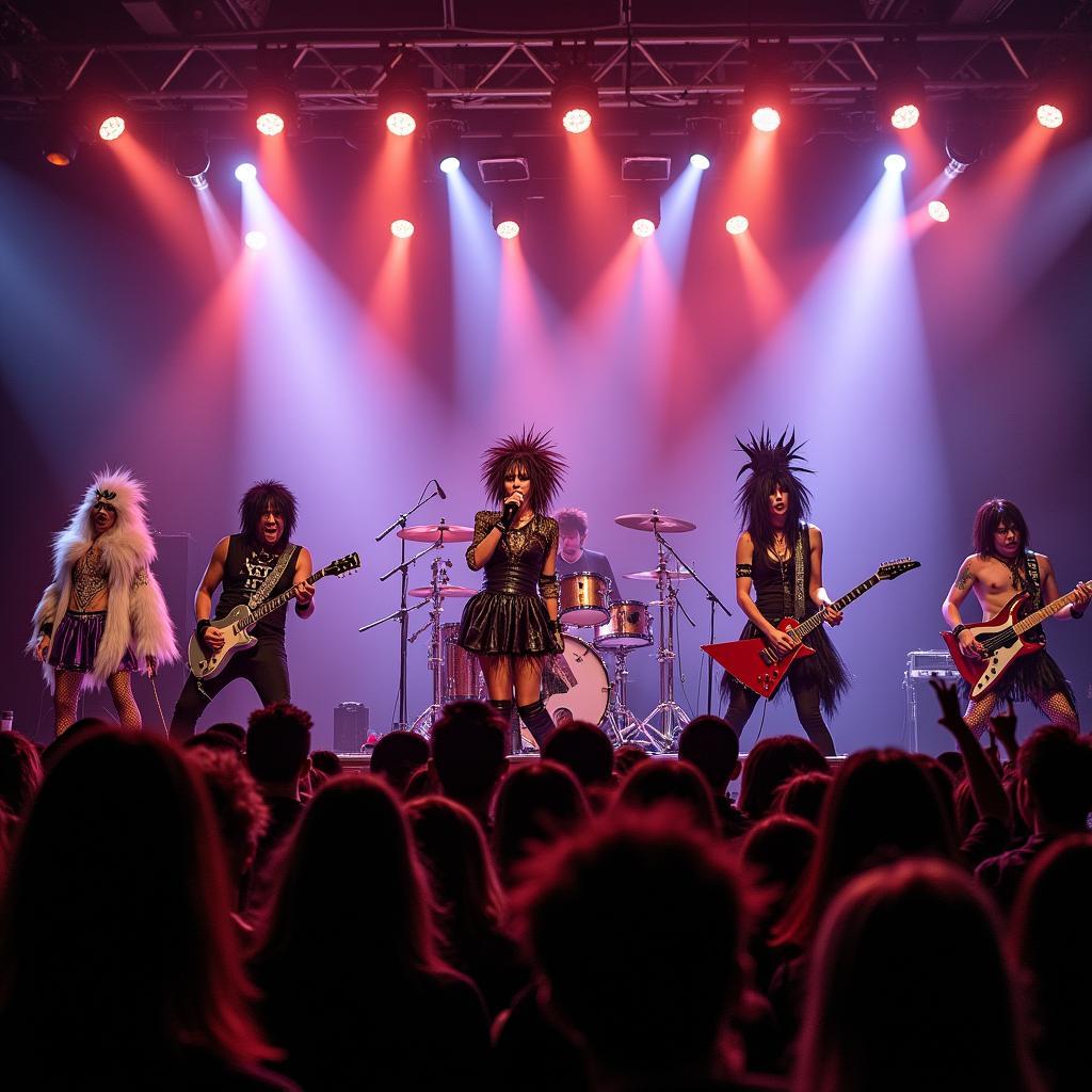 Japanese Rock Concert: A Visual Kei Band Performance