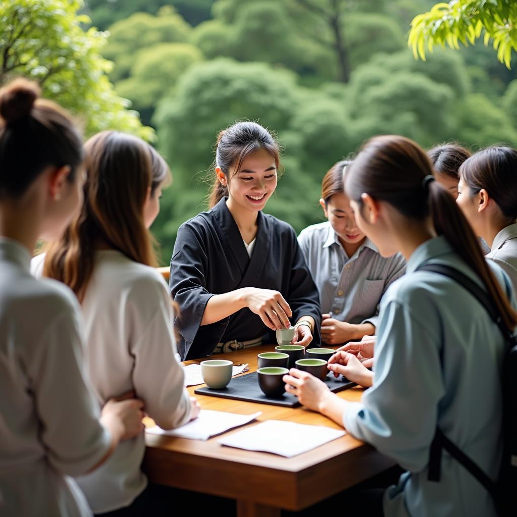 Experiencing Japanese Tea Ceremony during a Cultural Immersion Tour