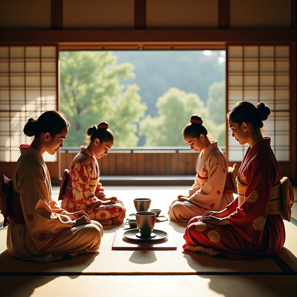 Japanese Tea Ceremony and Kimono Experience