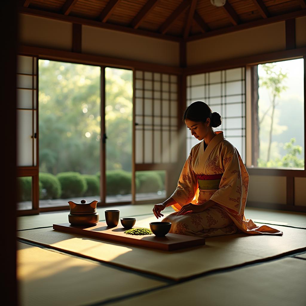 Japanese Tea Ceremony in Kyoto