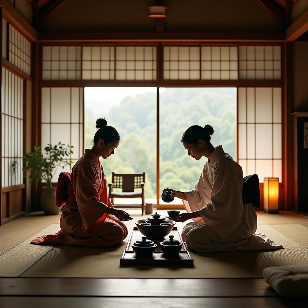 Traditional Japanese Tea Ceremony in Kyoto