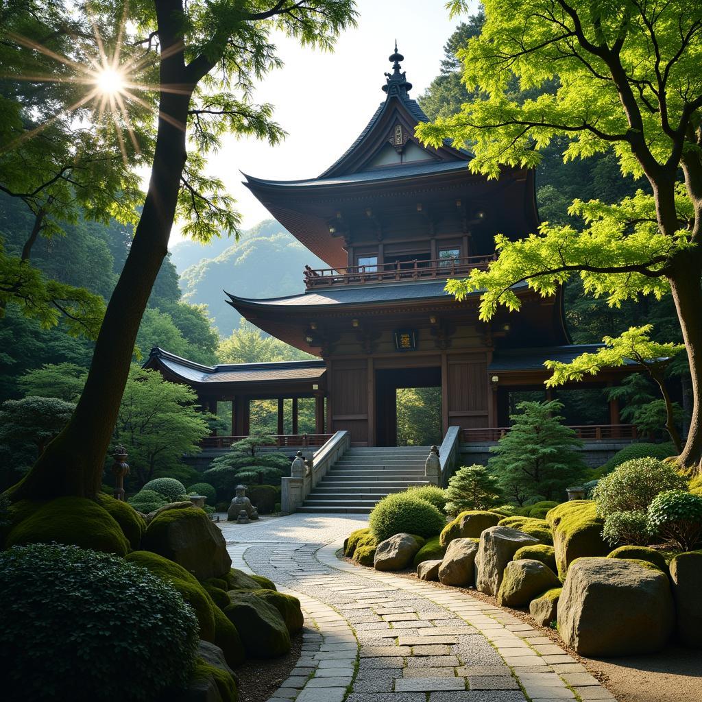 Ancient Japanese Temple in Kyoto - Immerse yourself in Japan's rich culture and spiritual heritage during your travels.