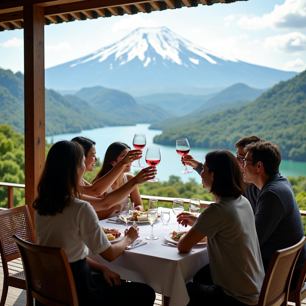 Japanese Wine Tasting Experience with a View