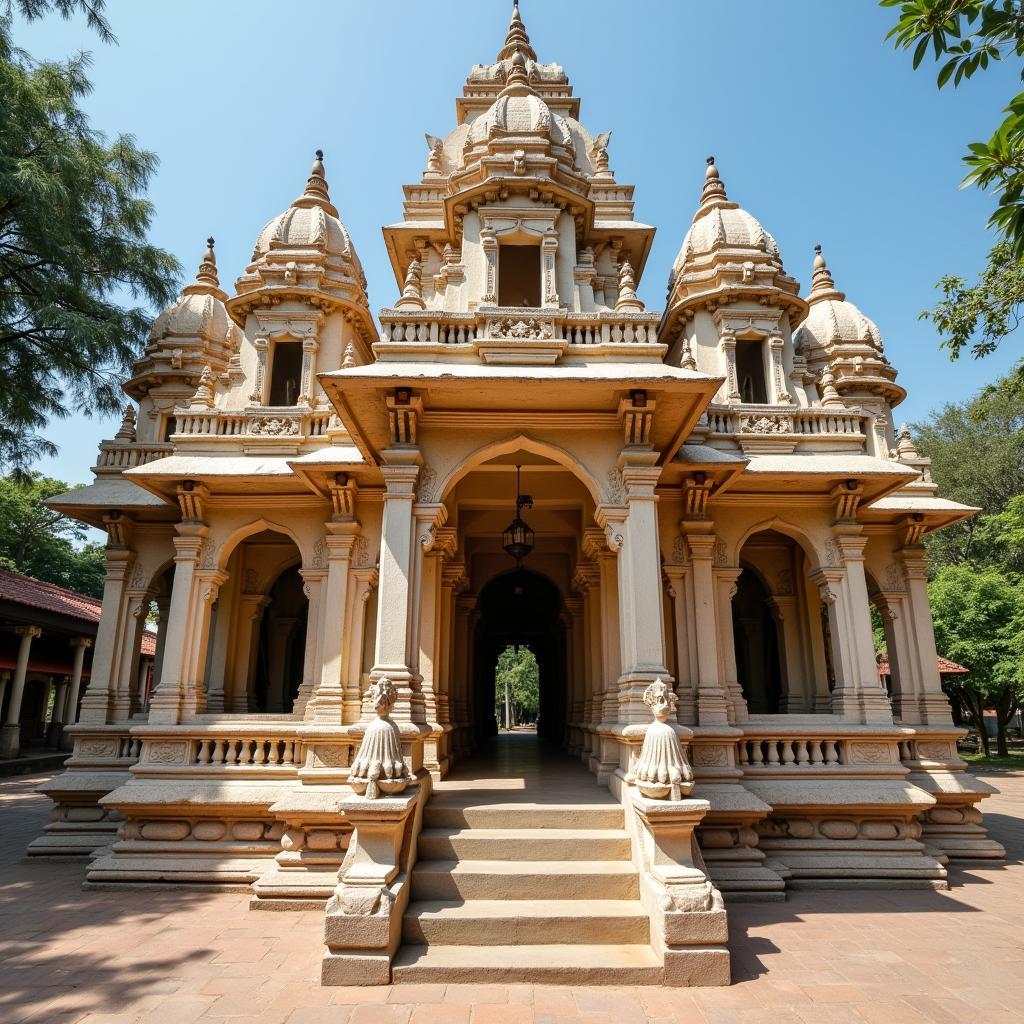 The Kapil Muni Temple on Sagardwip Island.