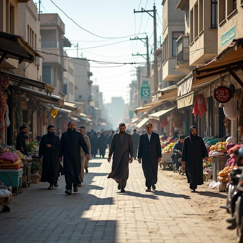 Karbala City Street Scene