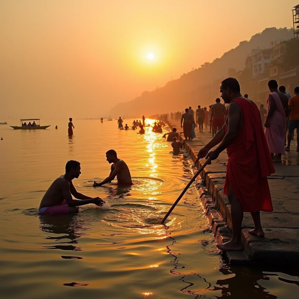 Kasi Tour: Sunrise on the Ghats