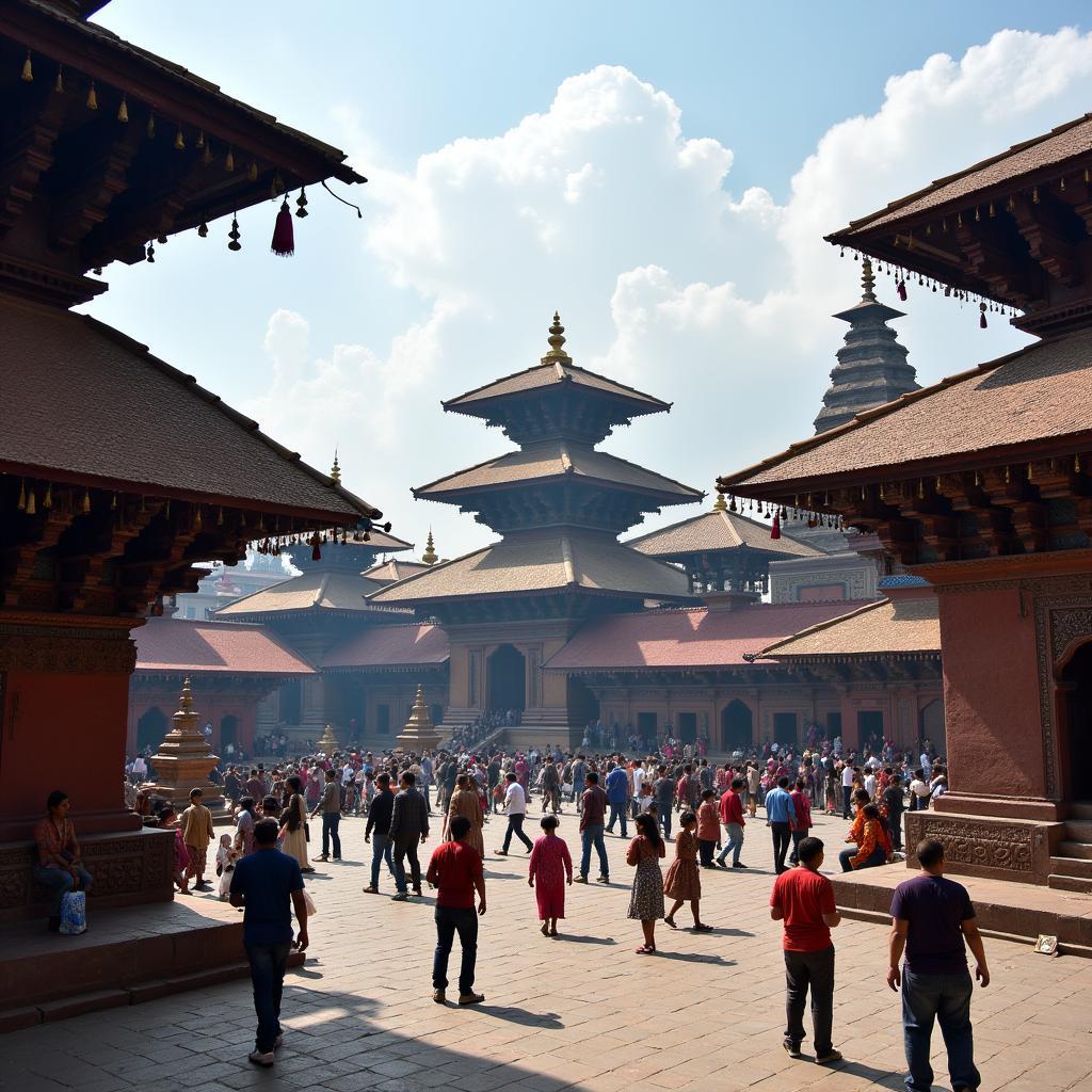 Kathmandu Durbar Square, a UNESCO World Heritage Site