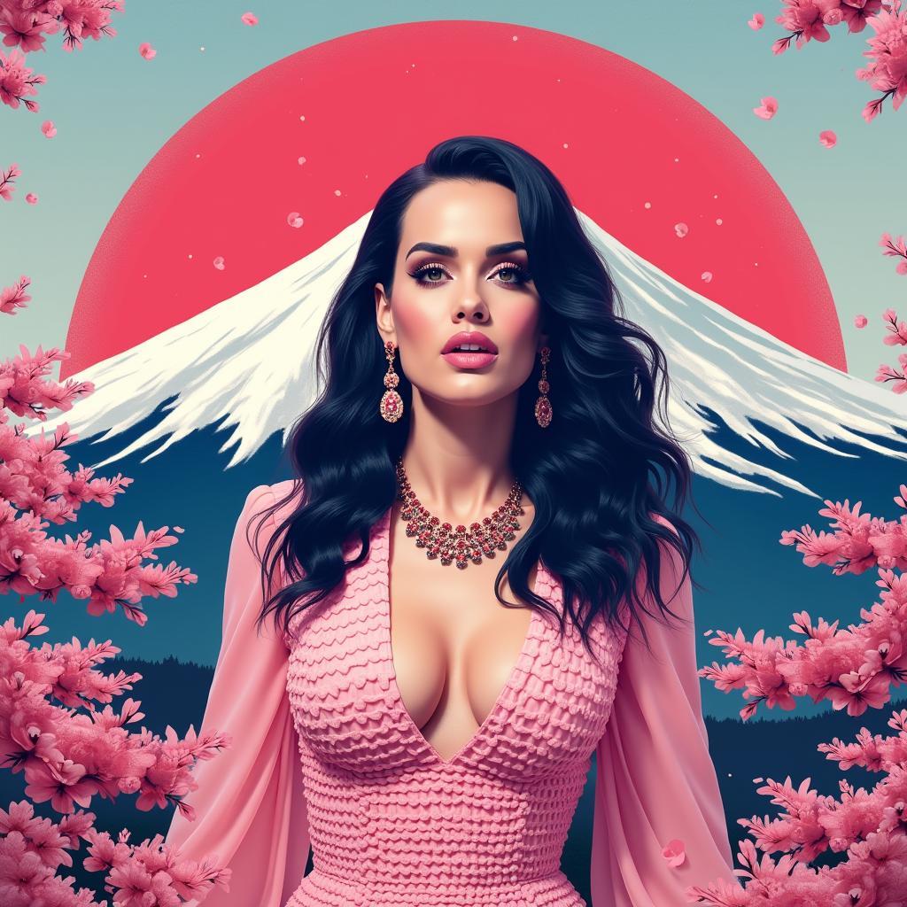 Katy Perry Future Japan Concert Poster Concept