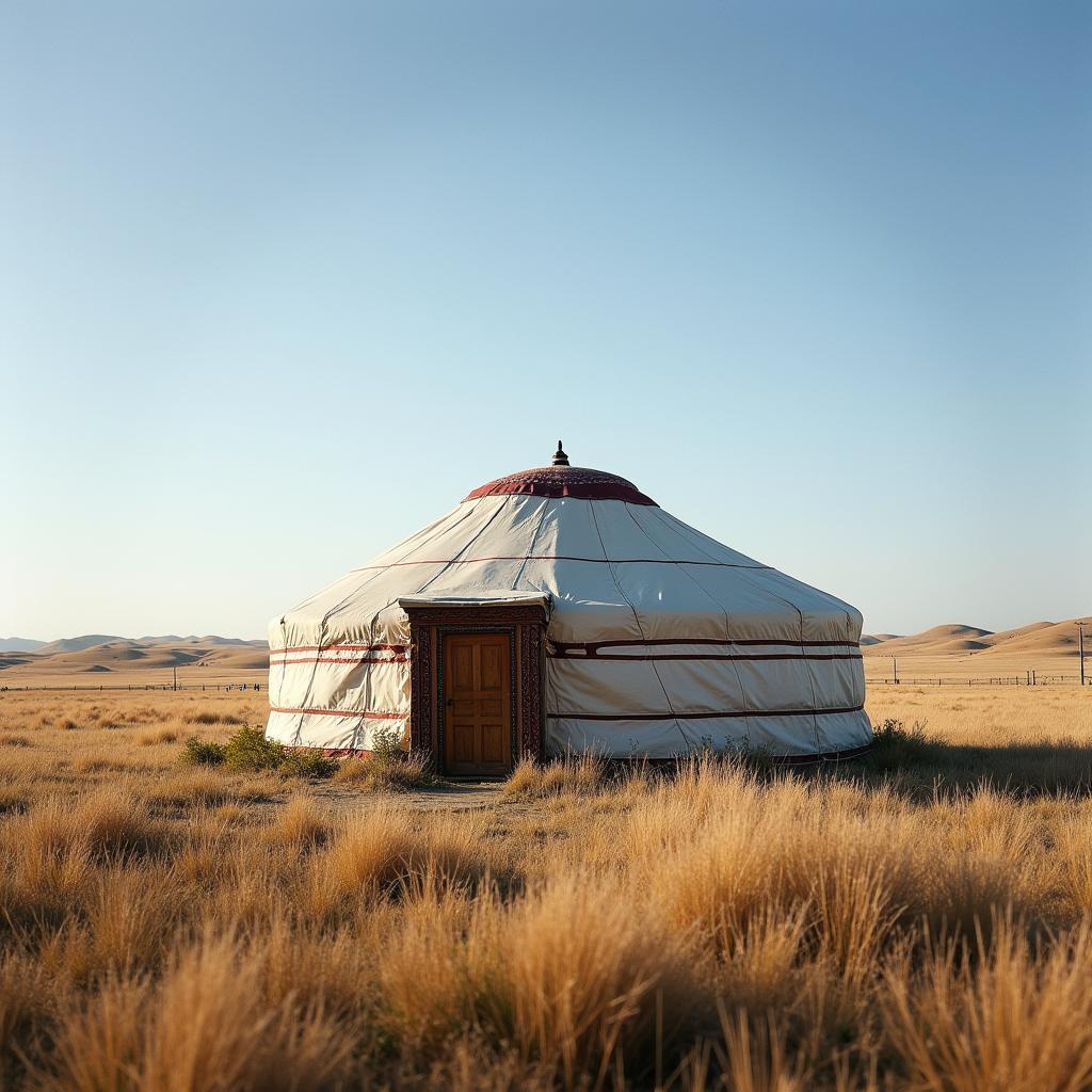 Traditional Kazakh Yurt and Cultural Experience