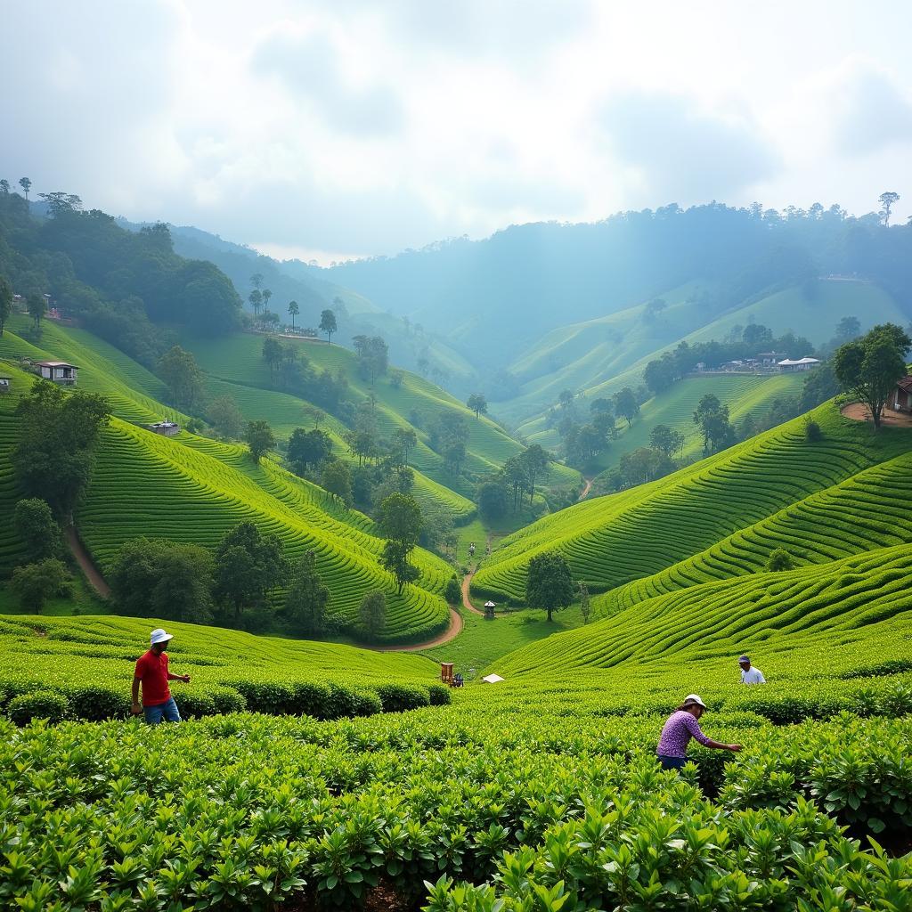 Kerala Tea Plantations in Munnar