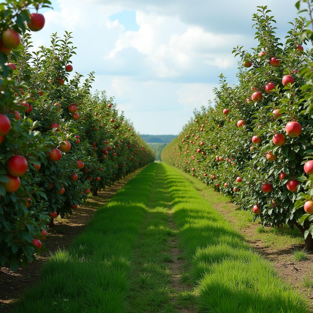 Kolomenskoye apple orchards: picturesque scenery and tranquil atmosphere.