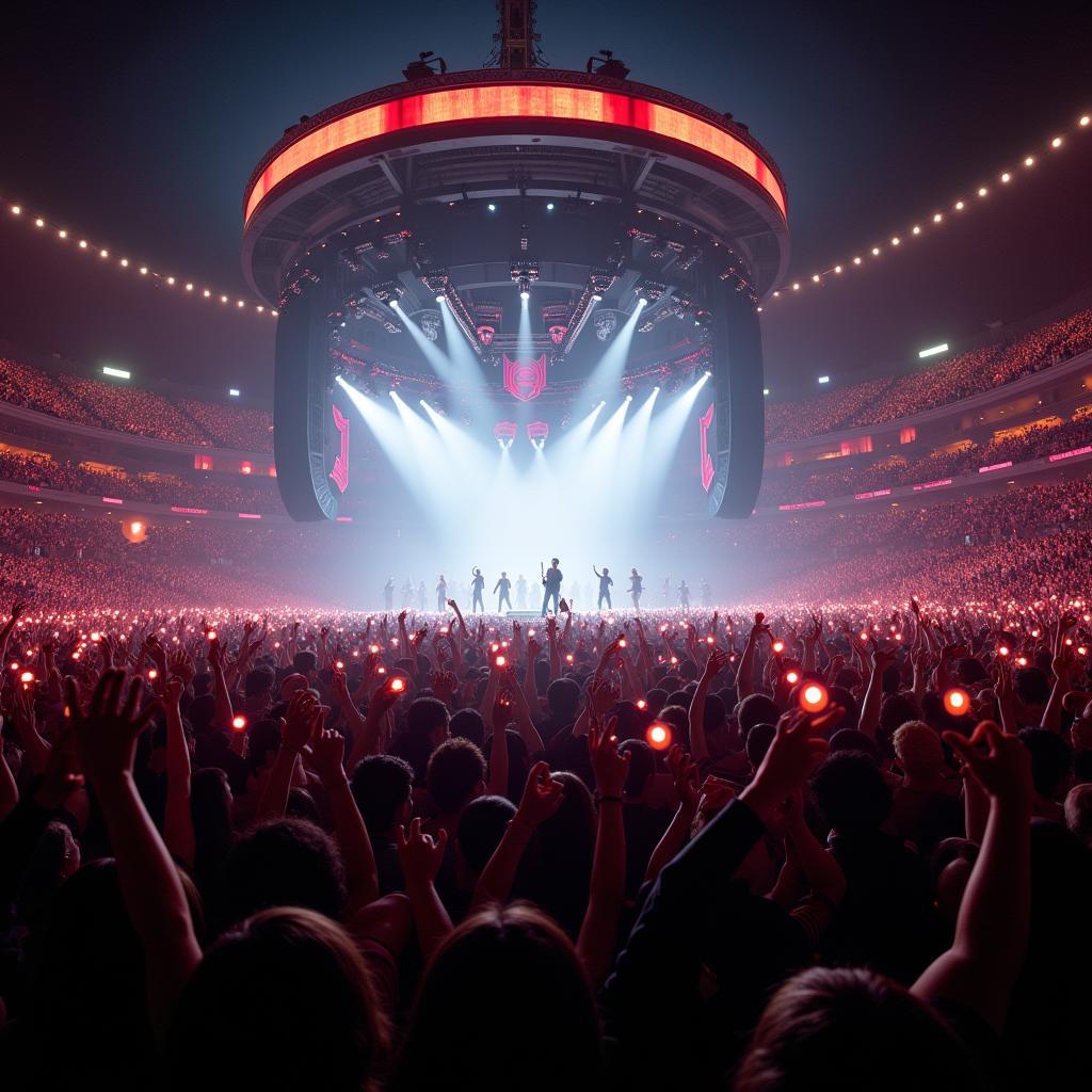 Kpop concert at Tokyo Dome