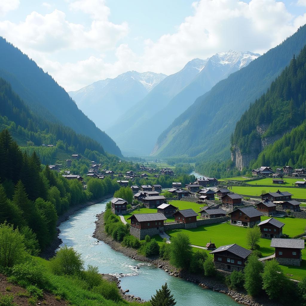 Kullu Manali Scenic Landscape