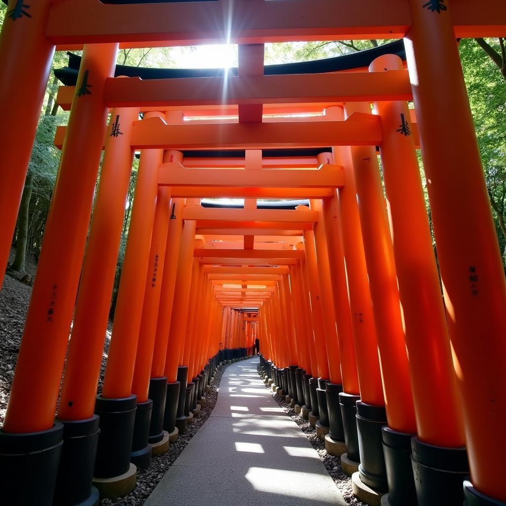 Fushimi Inari Shrine in Kyoto