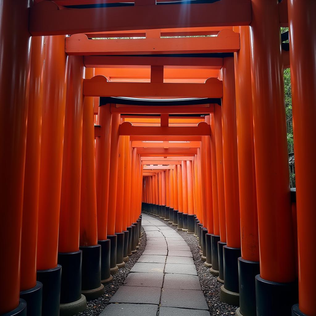 Fushimi Inari Shrine in Kyoto, Japan