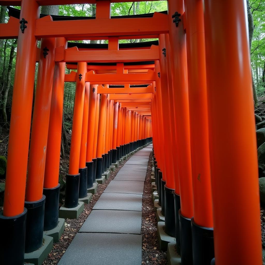 Fushimi Inari Shrine in Kyoto, Japan