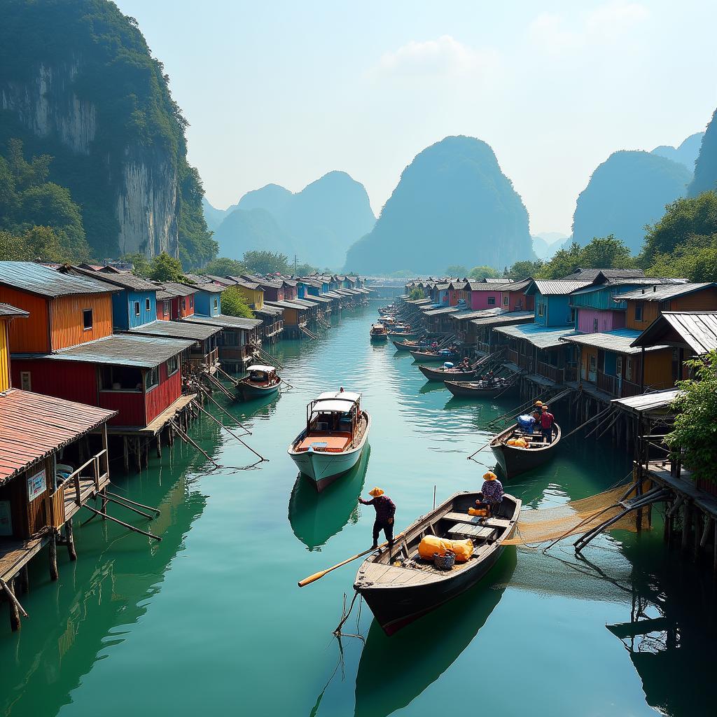 Cai Beo Floating Fishing Village, Lan Ha Bay