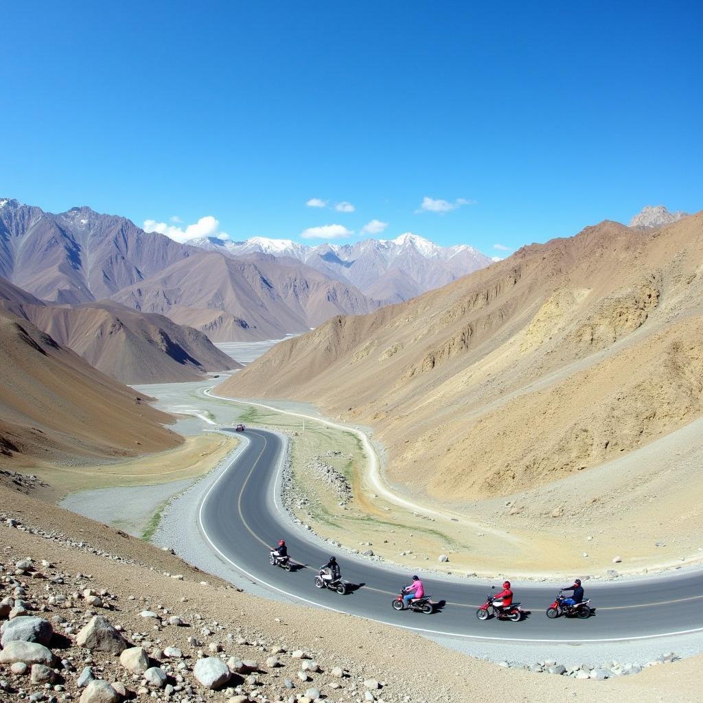 Leh Ladakh Mountain Pass Scenic View