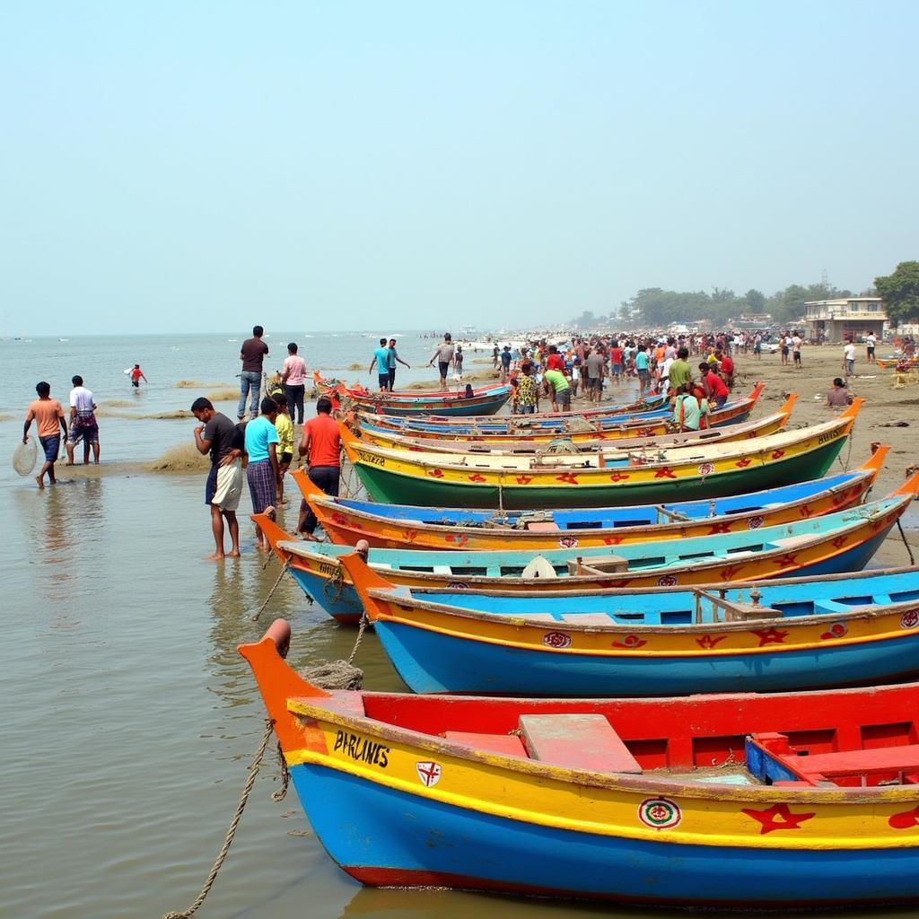 Local Fishing Village near Chandipur