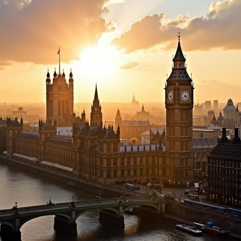 London's iconic landmarks during a 4-day tour