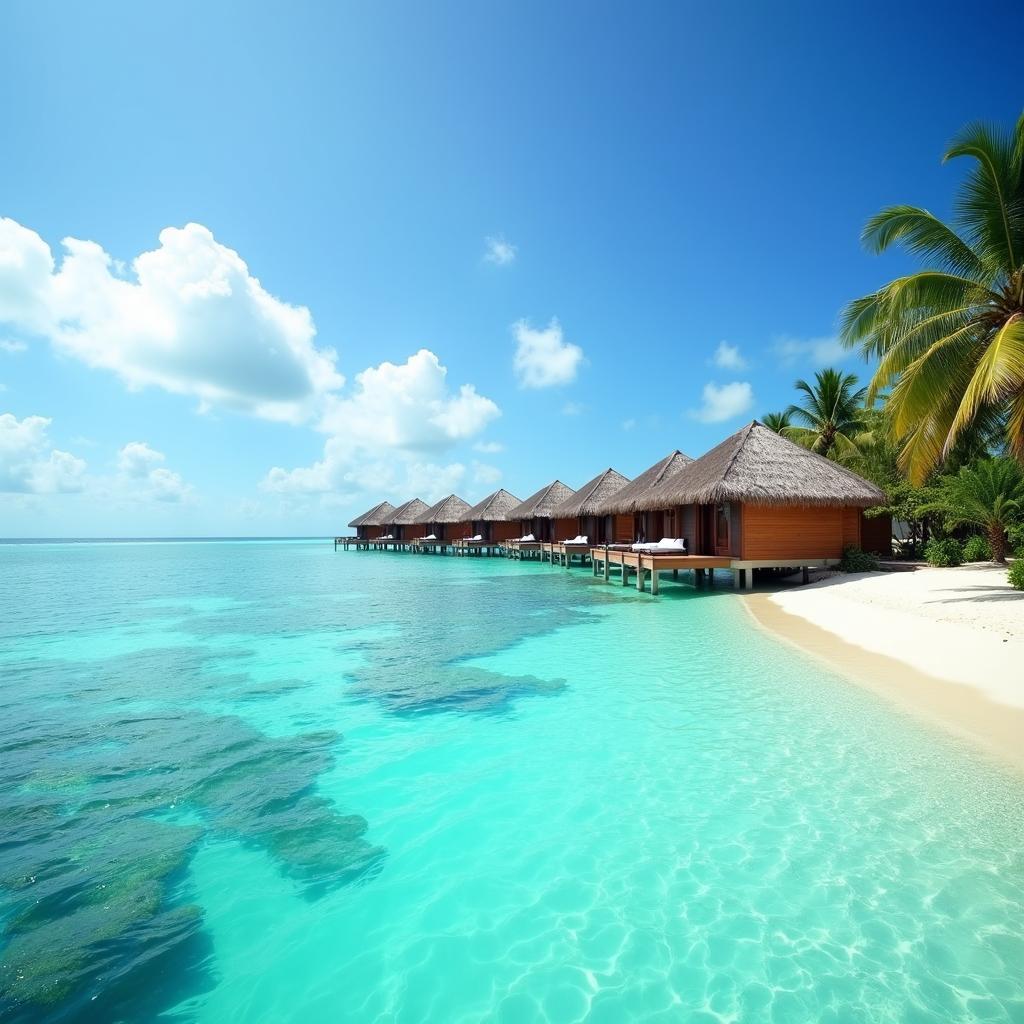 Luxury Maldives Beach Resort Vacation