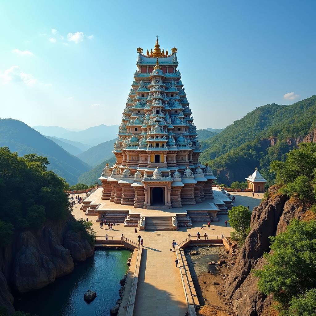 Mallikarjuna Jyotirlinga Temple in Srisailam, Andhra Pradesh