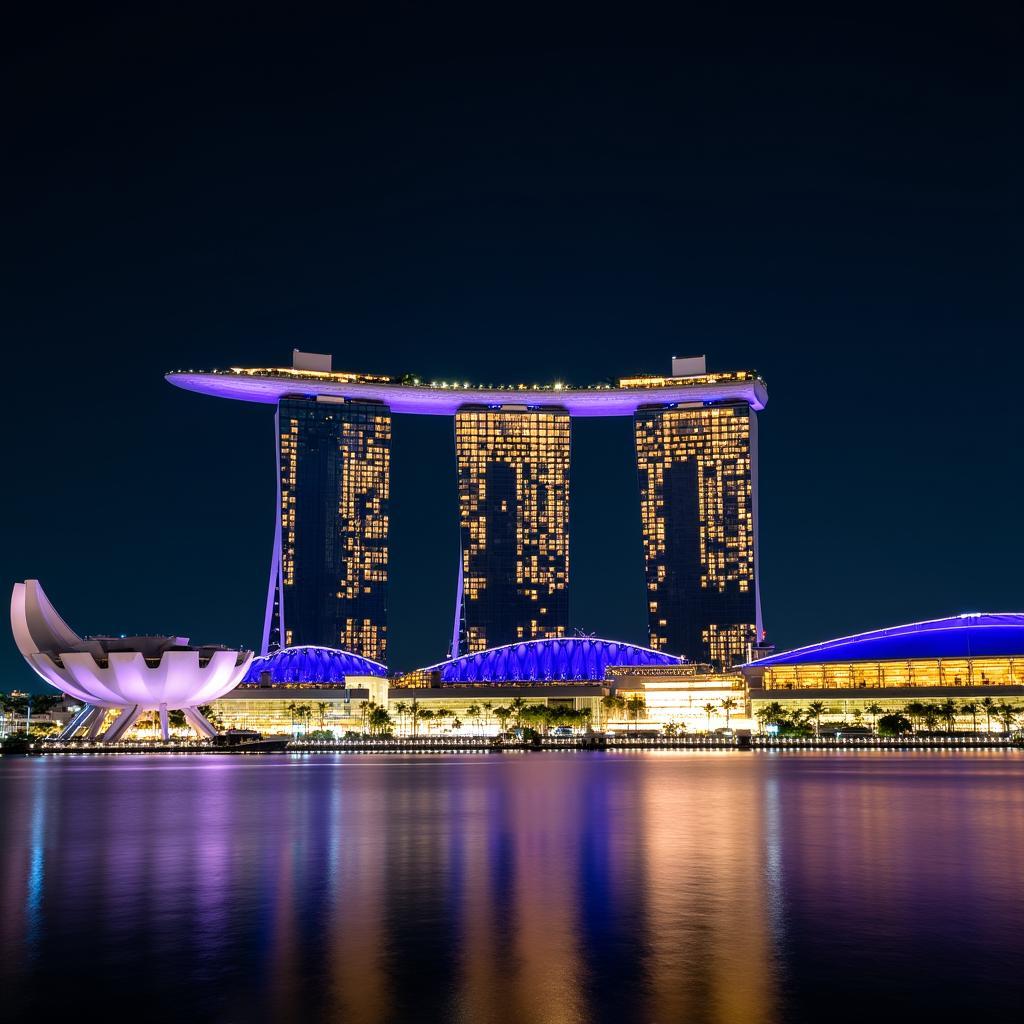 Marina Bay Sands Singapore at Night