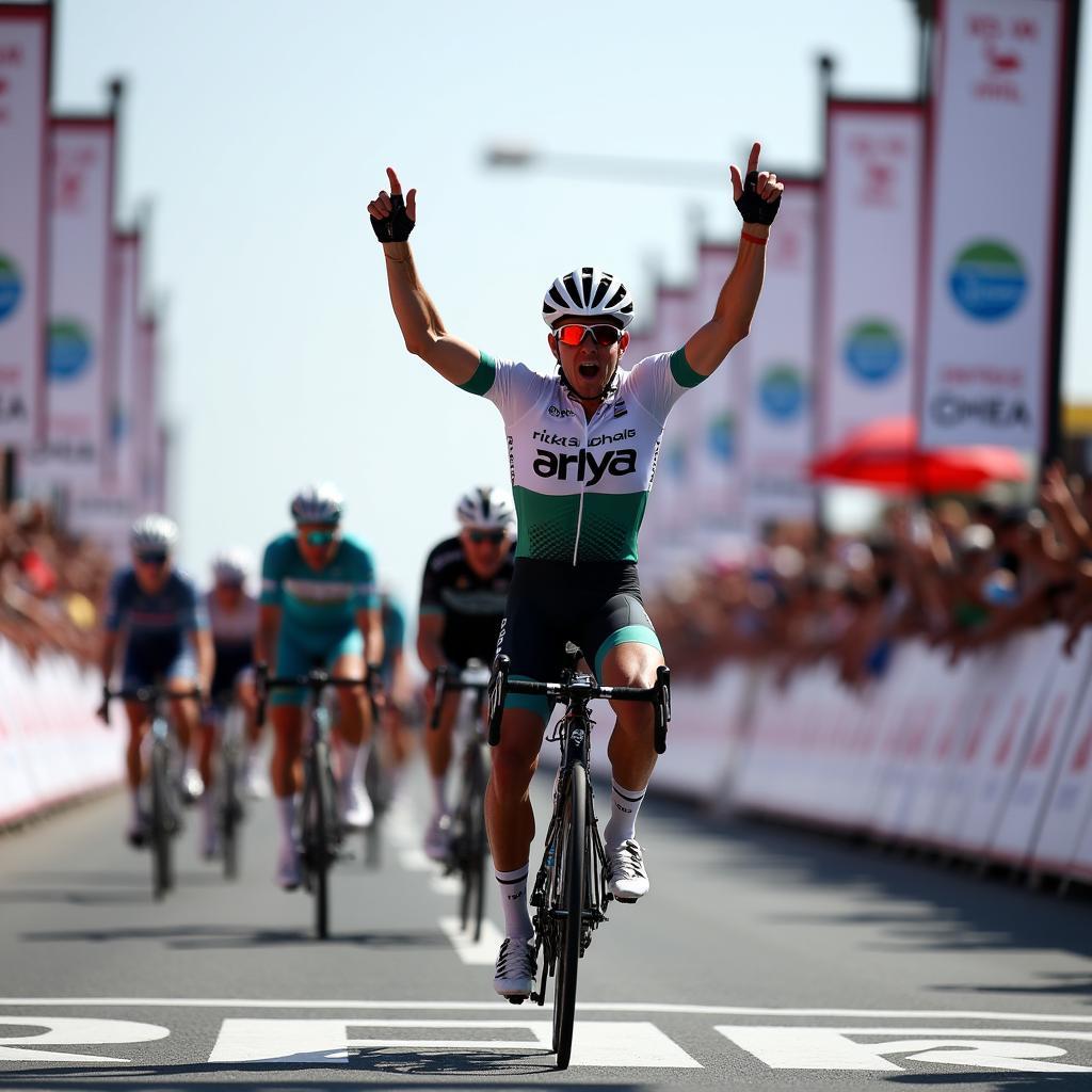 Mark Cavendish Winning Sprint Stage