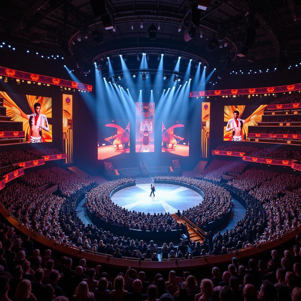 Michael Jackson's HIStory Tour Stage Setup