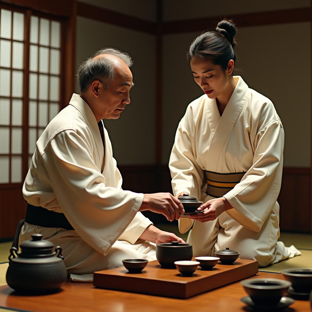 Mix Master Mike at a Japanese Tea Ceremony