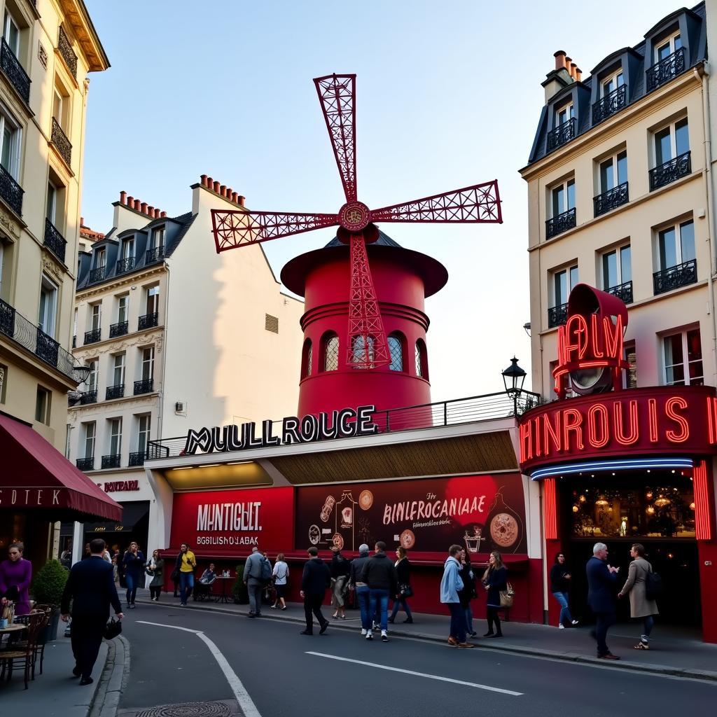 Moulin Rouge and Pigalle District