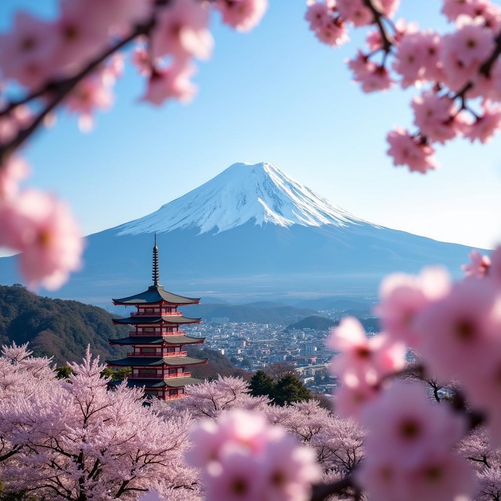 Mount Fuji with Cherry Blossoms - 4 Day Tour