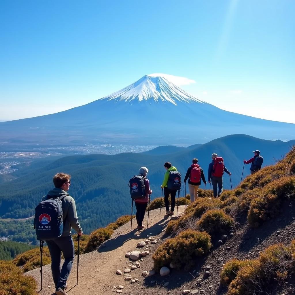 Hiking Mount Fuji with Alliance International Tours