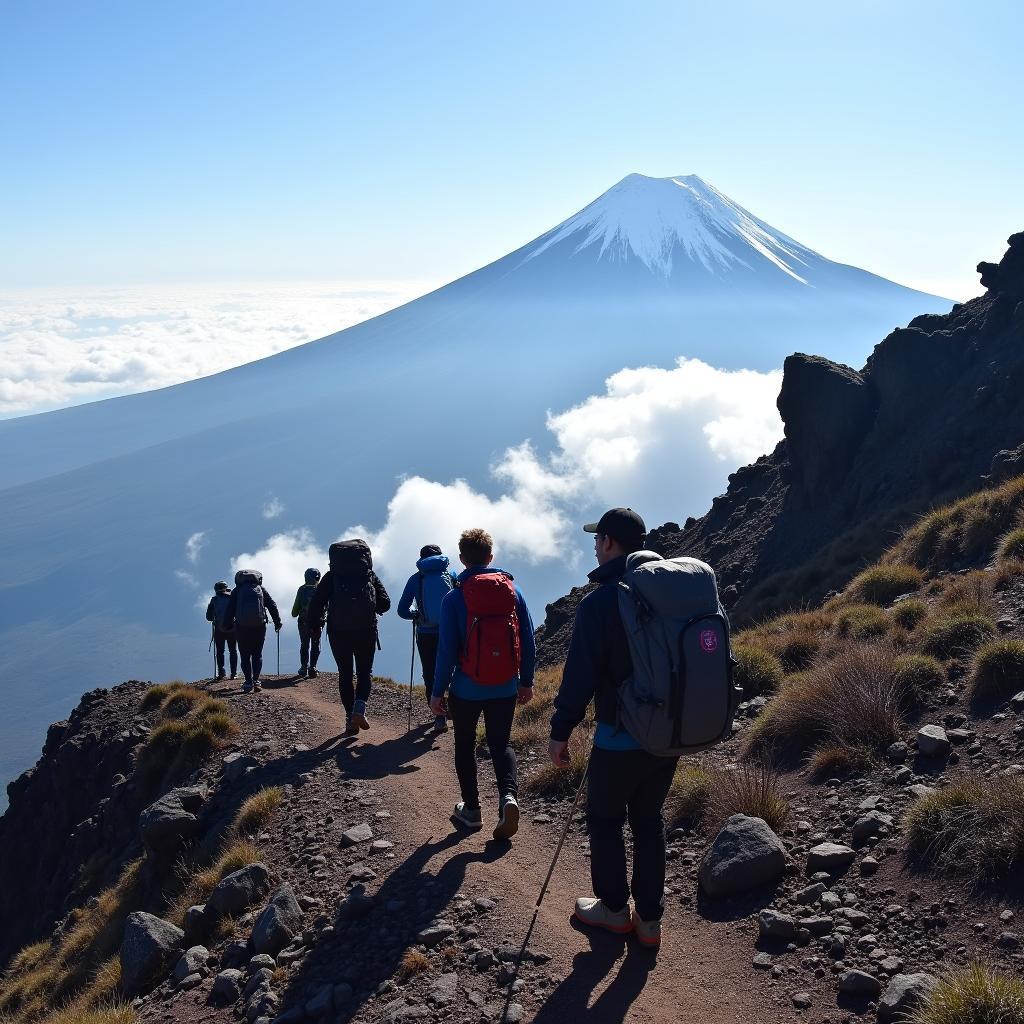 Hiking Mount Fuji with Komitla Tours & Travels