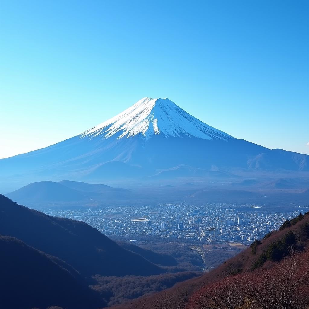 Mount Fuji reflecting Japan's Natural Beauty