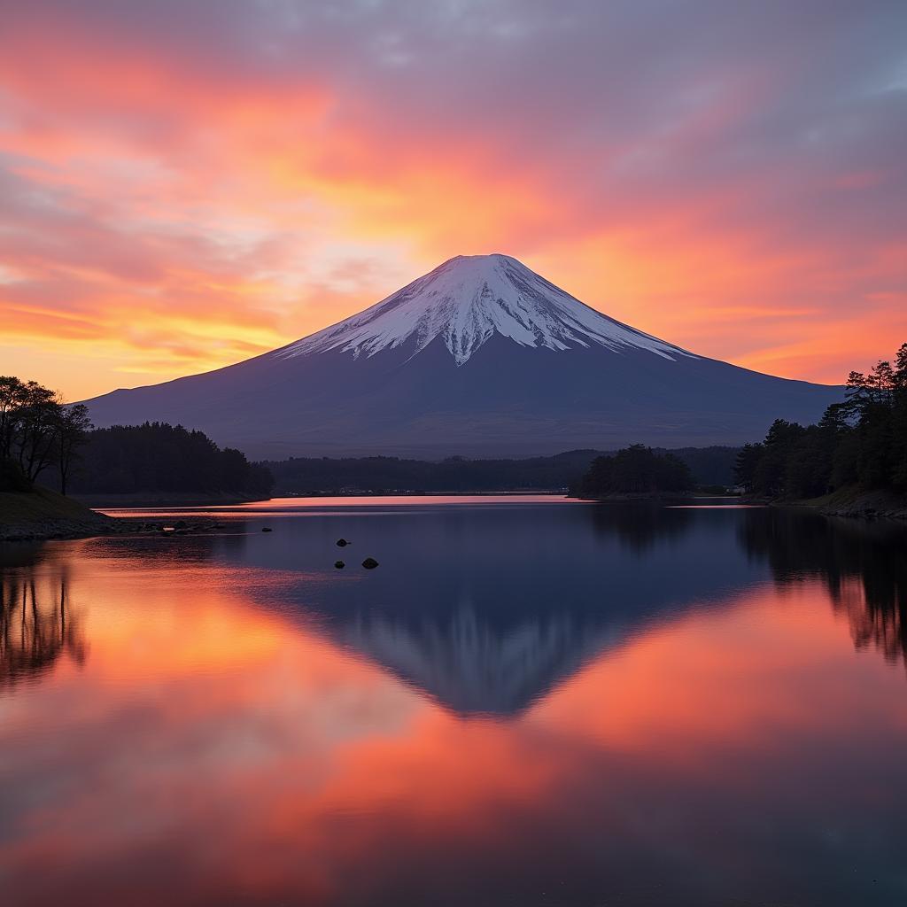 Mount Fuji Sunrise during a Japan Tour