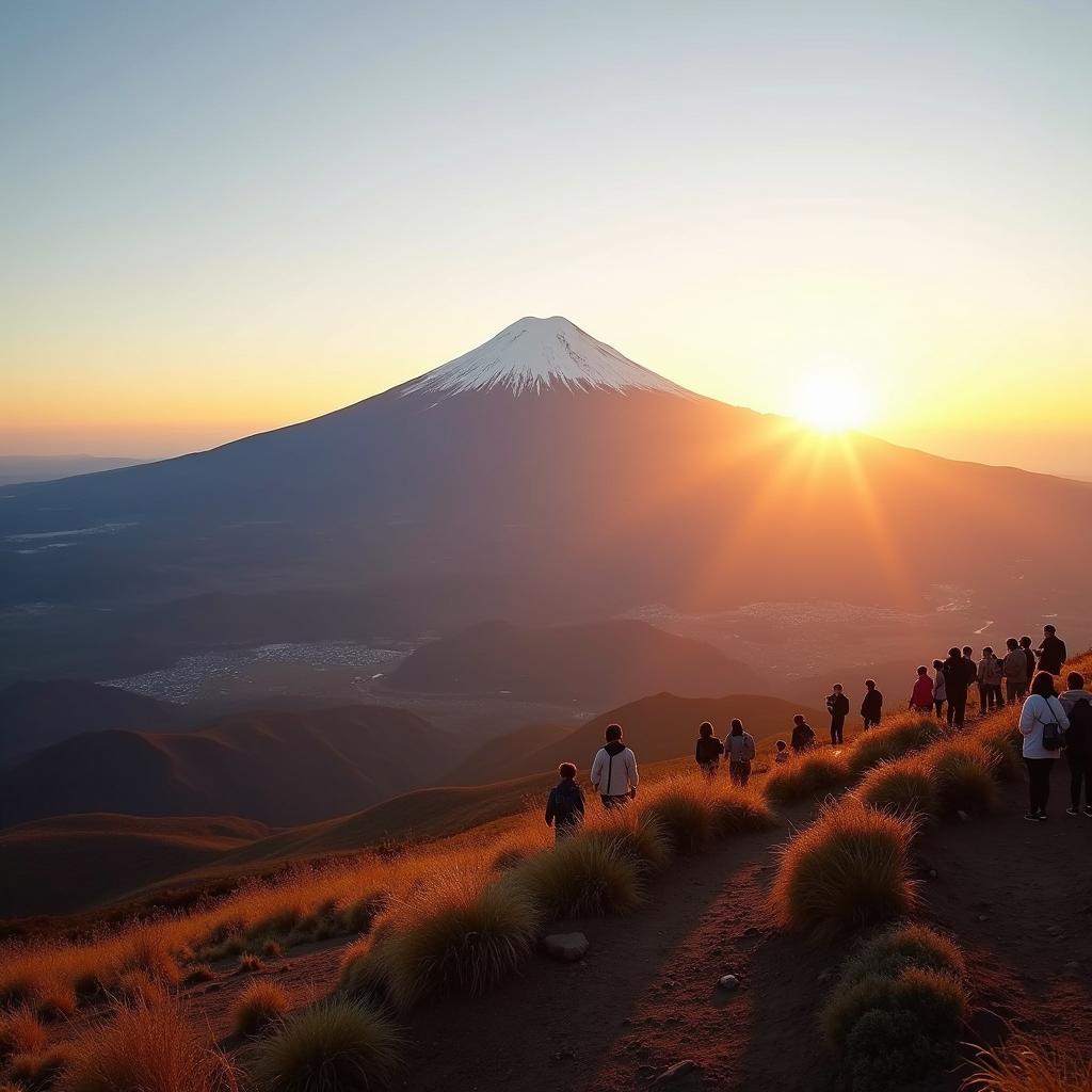 Witnessing Mount Fuji Sunrise with Saraswati Japan Tour