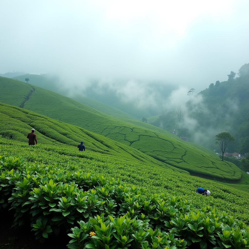 Munnar Tea Gardens Misty Hills