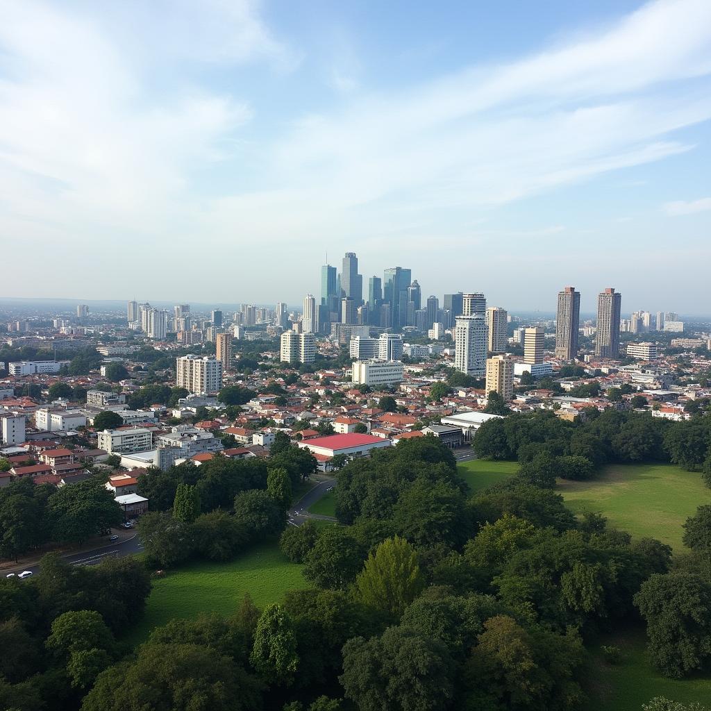 Nairobi City Skyline Panorama