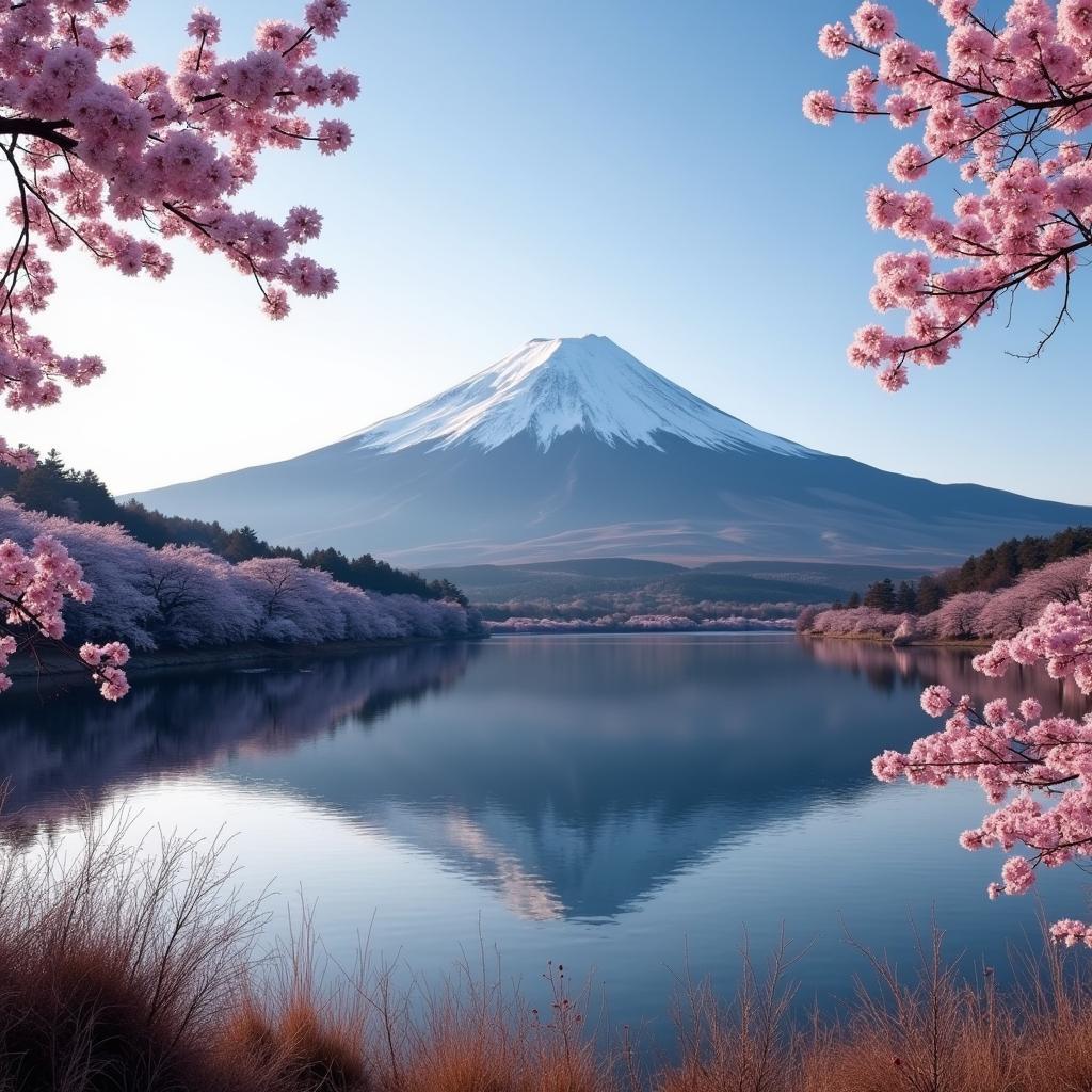 Natural Beauty of Mount Fuji, Japan