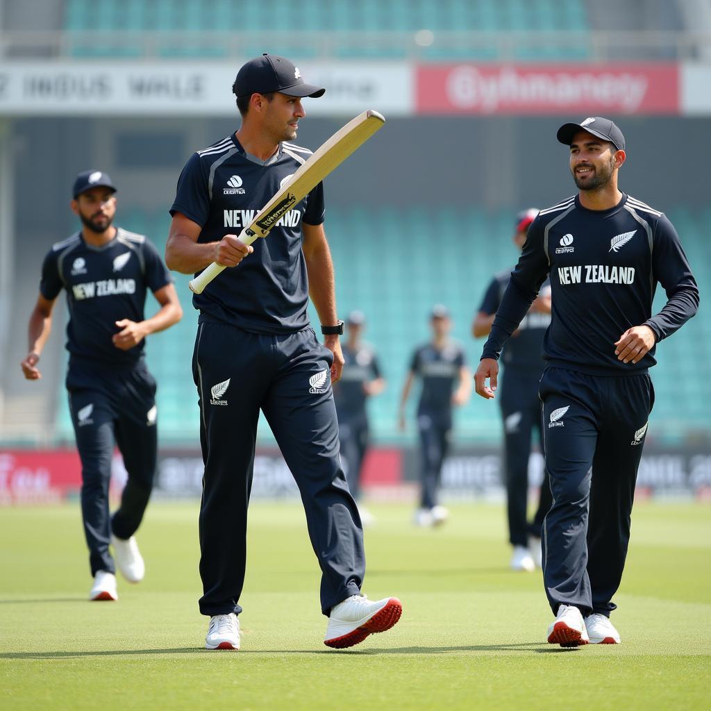 New Zealand Cricket Team Training in India