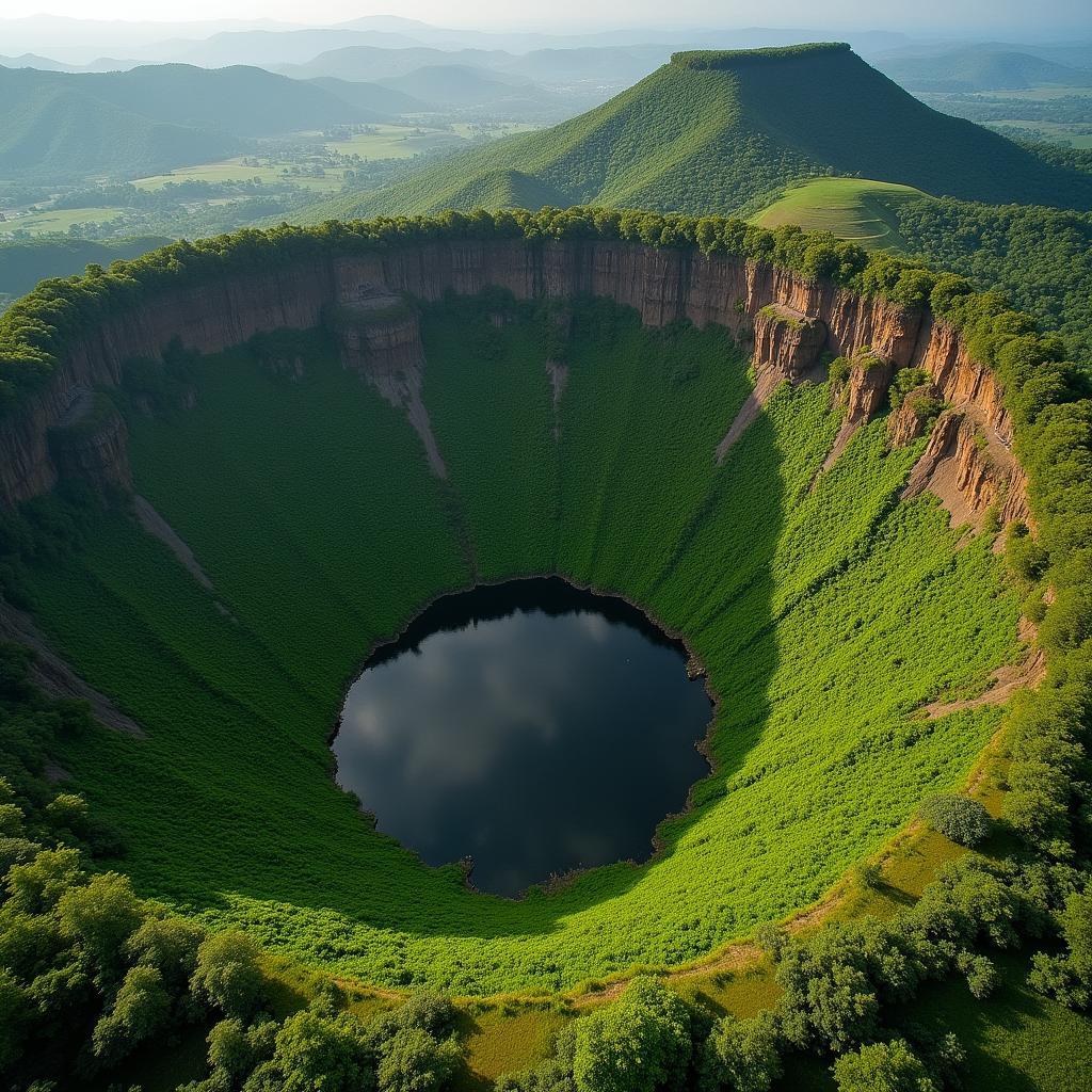 Ngurdoto Crater in Arusha National Park