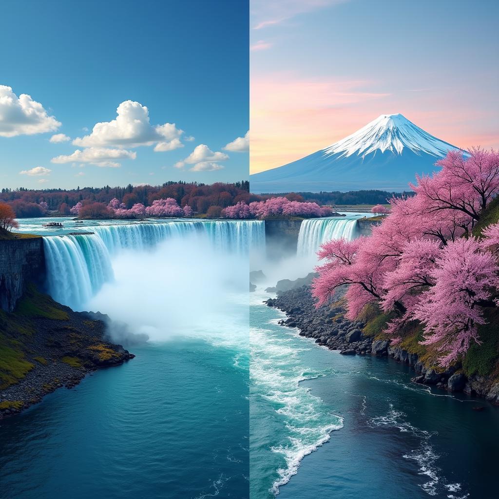 Transitioning from Niagara Falls to Japan Trip Planning