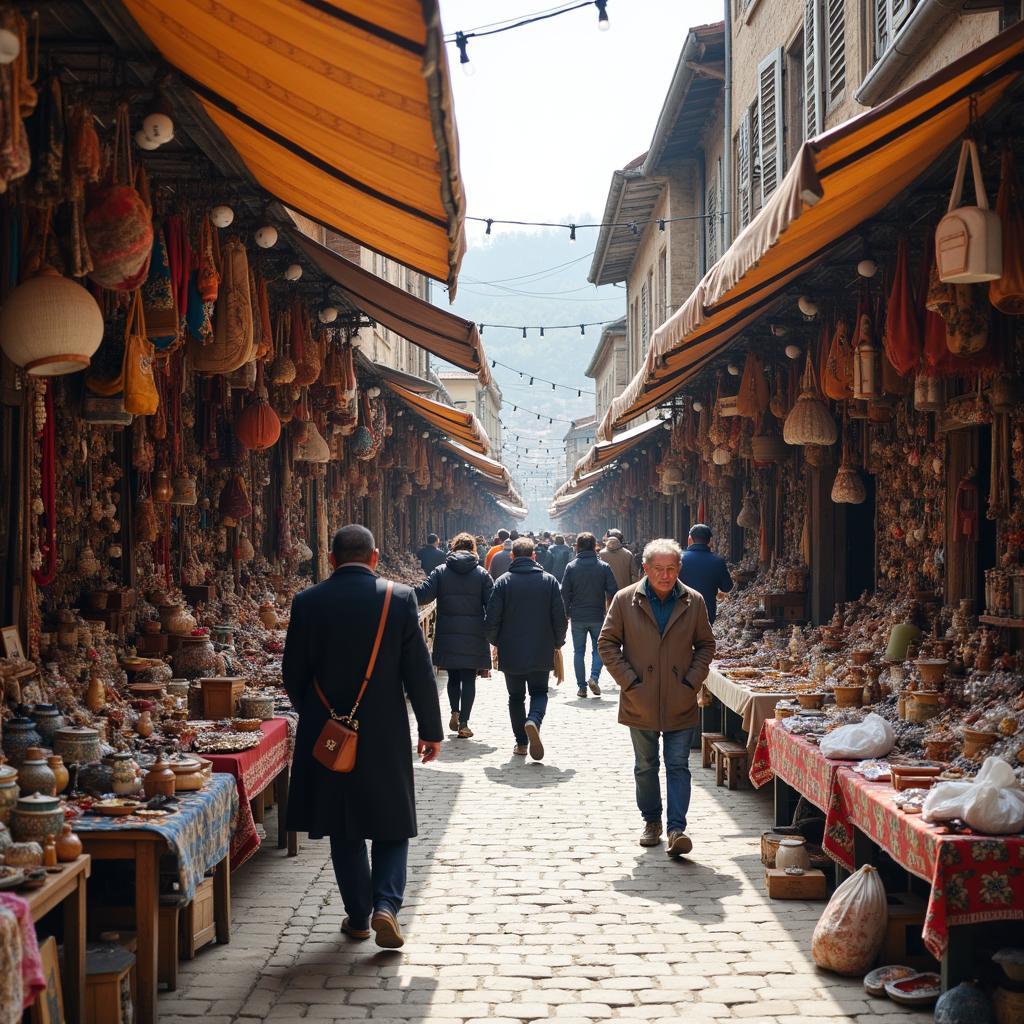 Discovering treasures at the Dry Bridge Market in Old Tbilisi