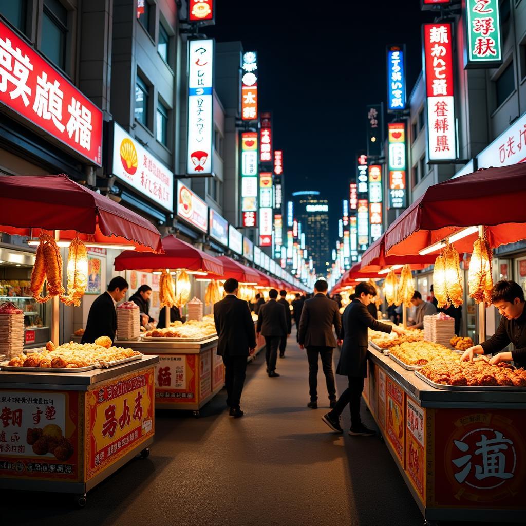 Osaka Dotonbori Street Food