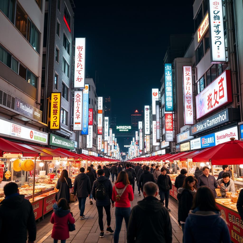 Dotonbori Street Food Scene